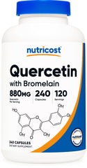 Nutricost Quercetin 880mg bottle label close-up