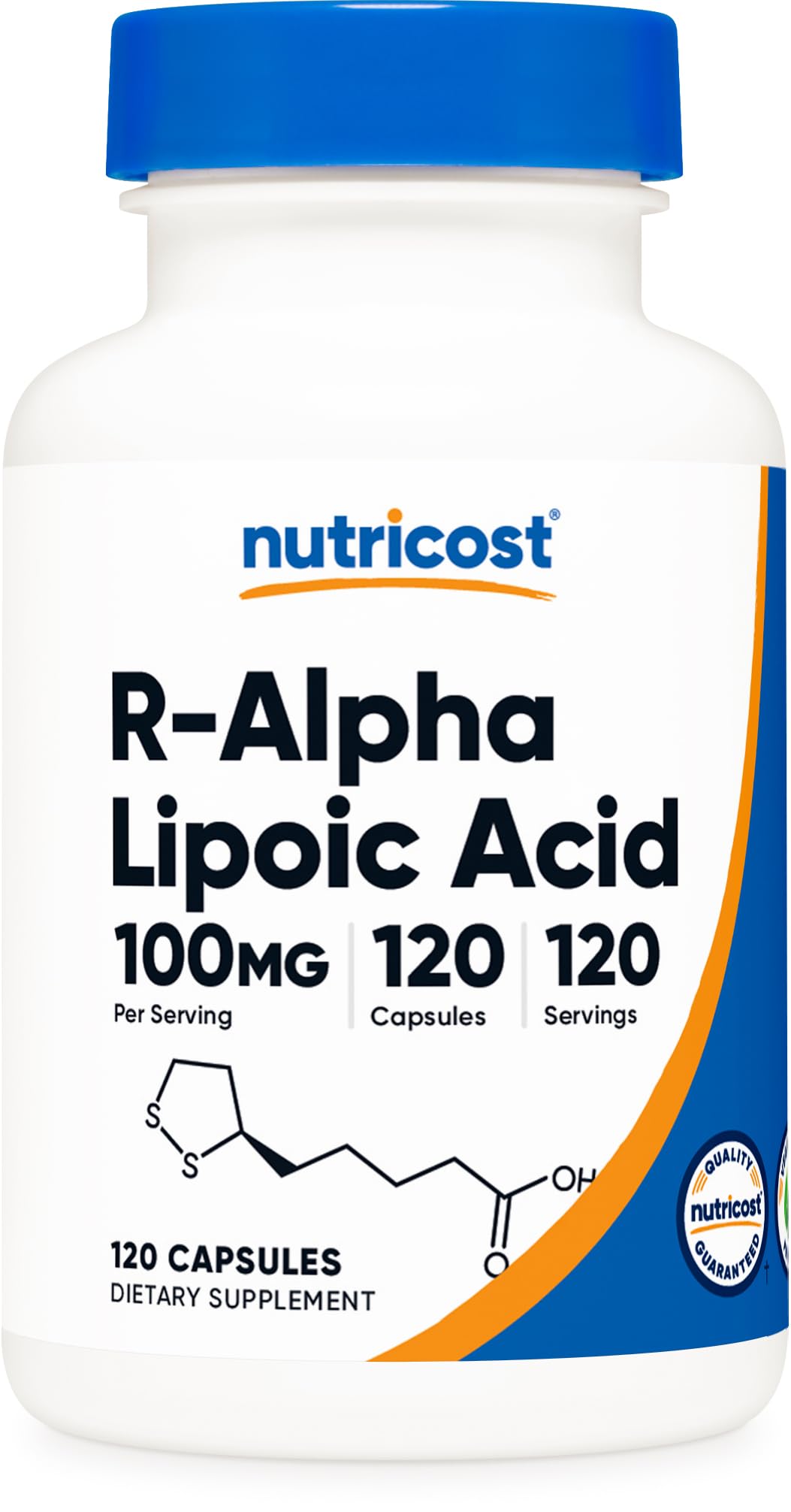 Nutricost R-ALA 100mg 120 Veggie Capsules