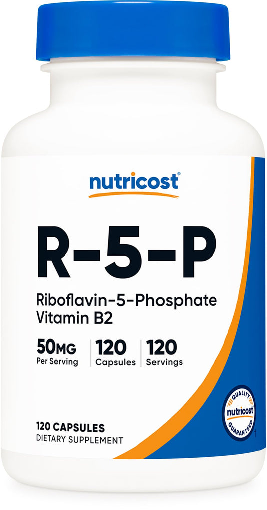 Nutricost R-5-P bottle front view