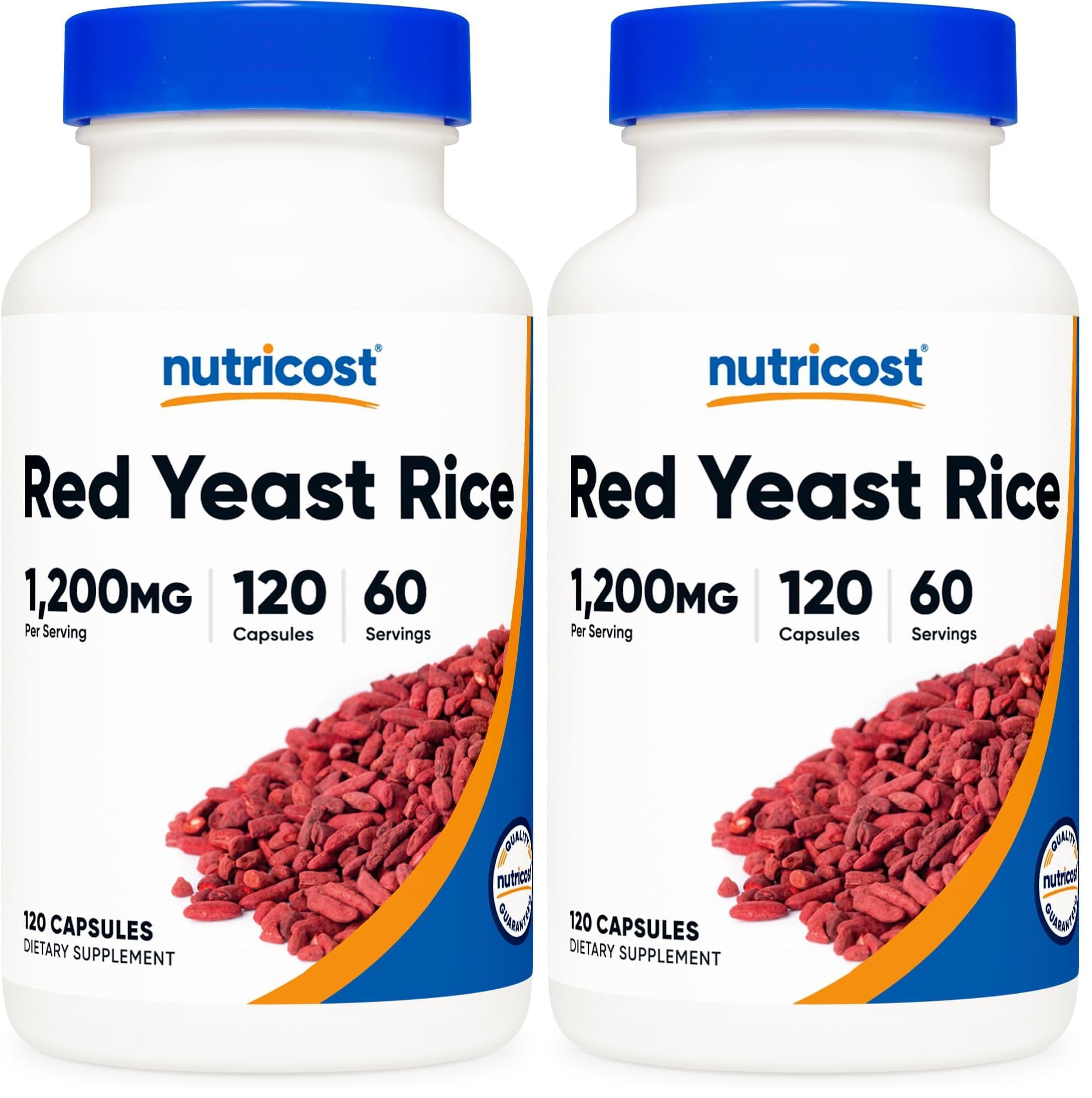 Nutricost Red Yeast Rice 1200mg bottle – hero image (Pack of 2)