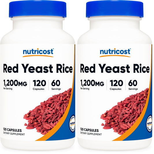Nutricost Red Yeast Rice 1200mg bottle – hero image (Pack of 2)