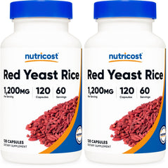 Nutricost Red Yeast Rice 1200mg bottle – hero image (Pack of 2)