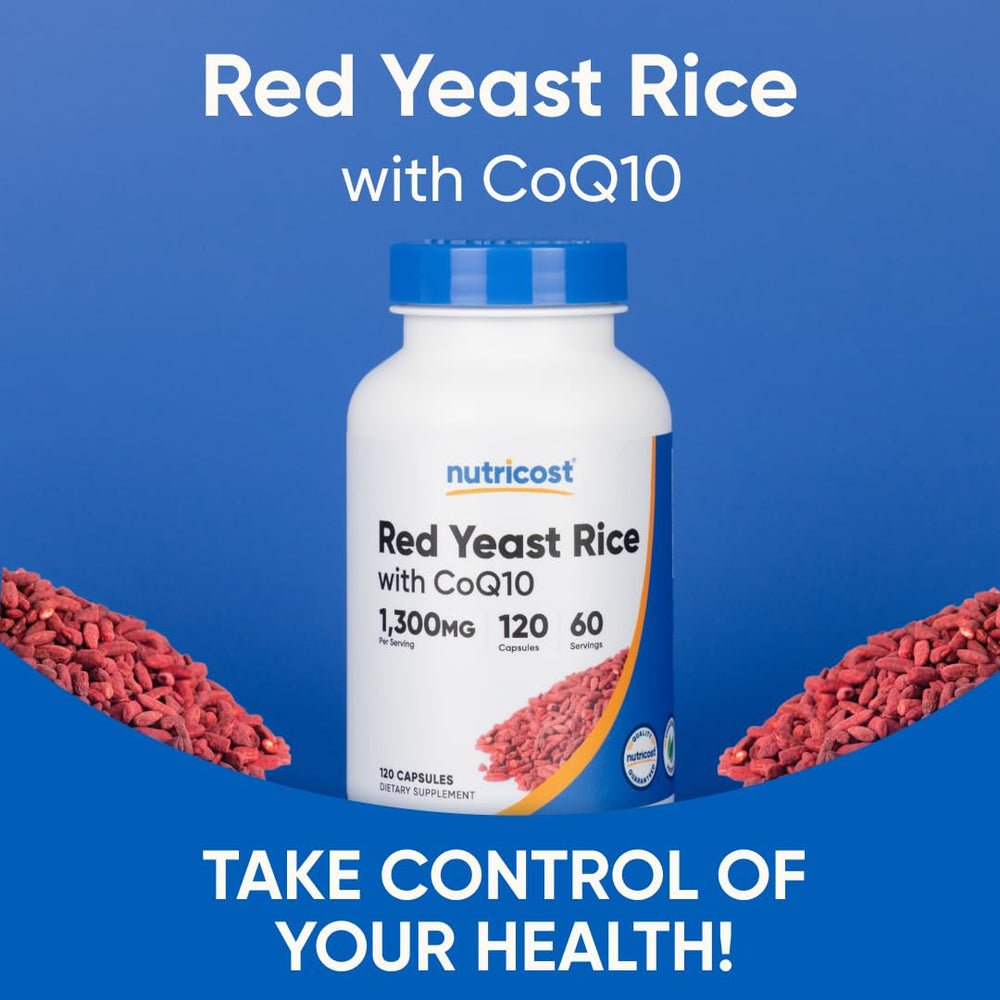 Two Nutricost Red Yeast Rice bottles (pack of 2)