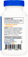 Label detail showing 400 mg sage extract per capsule