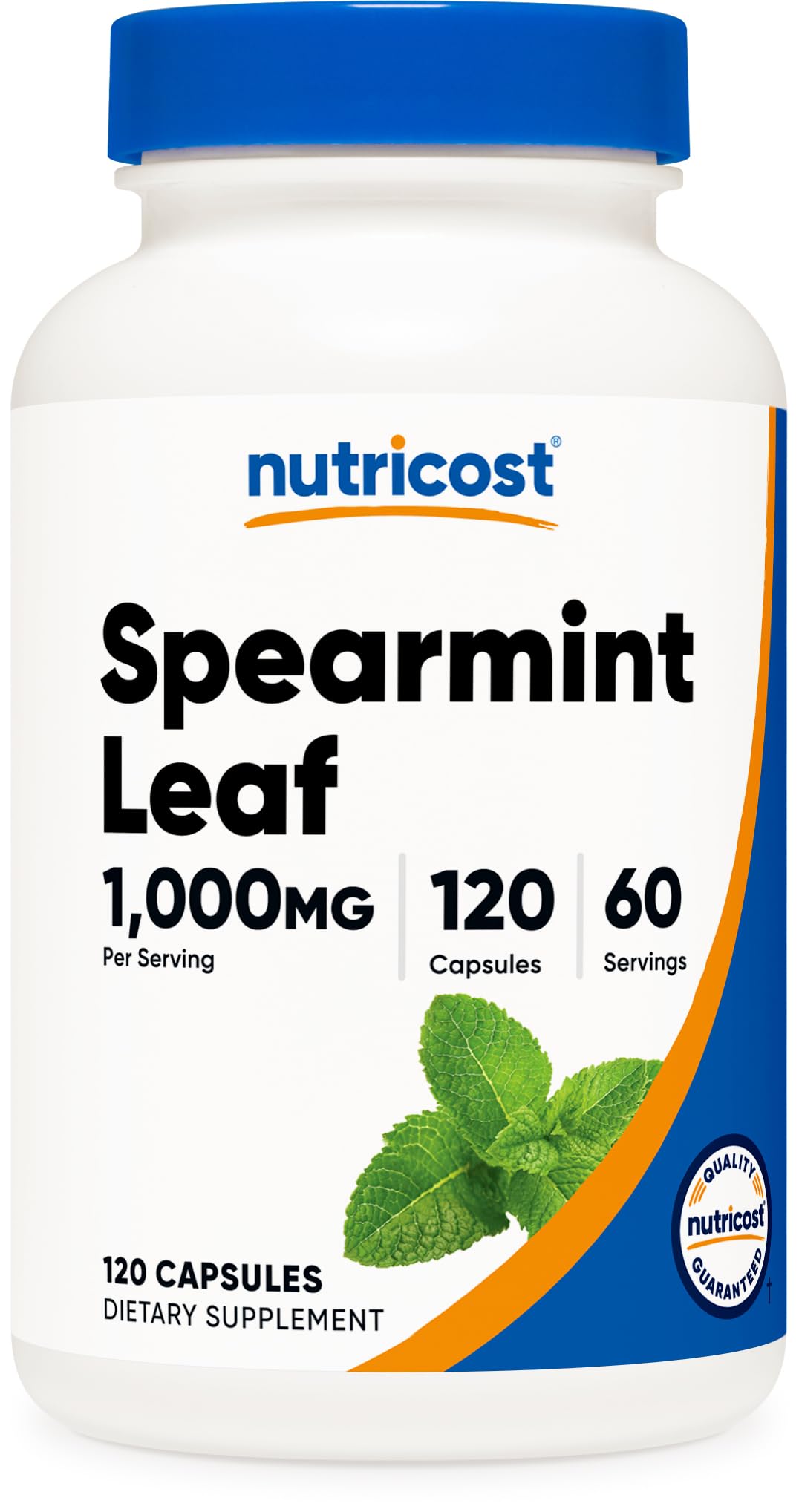 Nutricost Spearmint Leaf 1000mg bottle – 120 capsules (hero image)