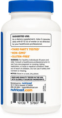 Front label of Nutricost Spearmint Leaf 1000mg bottle