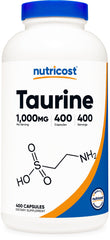 Nutricost Taurine 1000mg bottle
