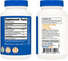 120 veggie capsules per bottle