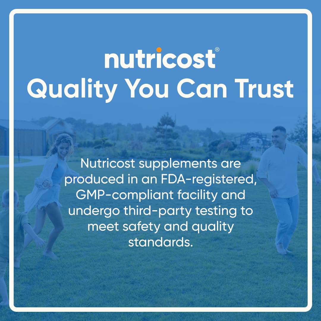 Nutrition facts panel on Turmeric Curcumin bottle
