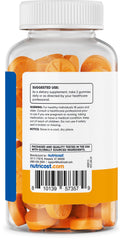 Ingredients and nutrition label for Nutricost Turmeric Gummies