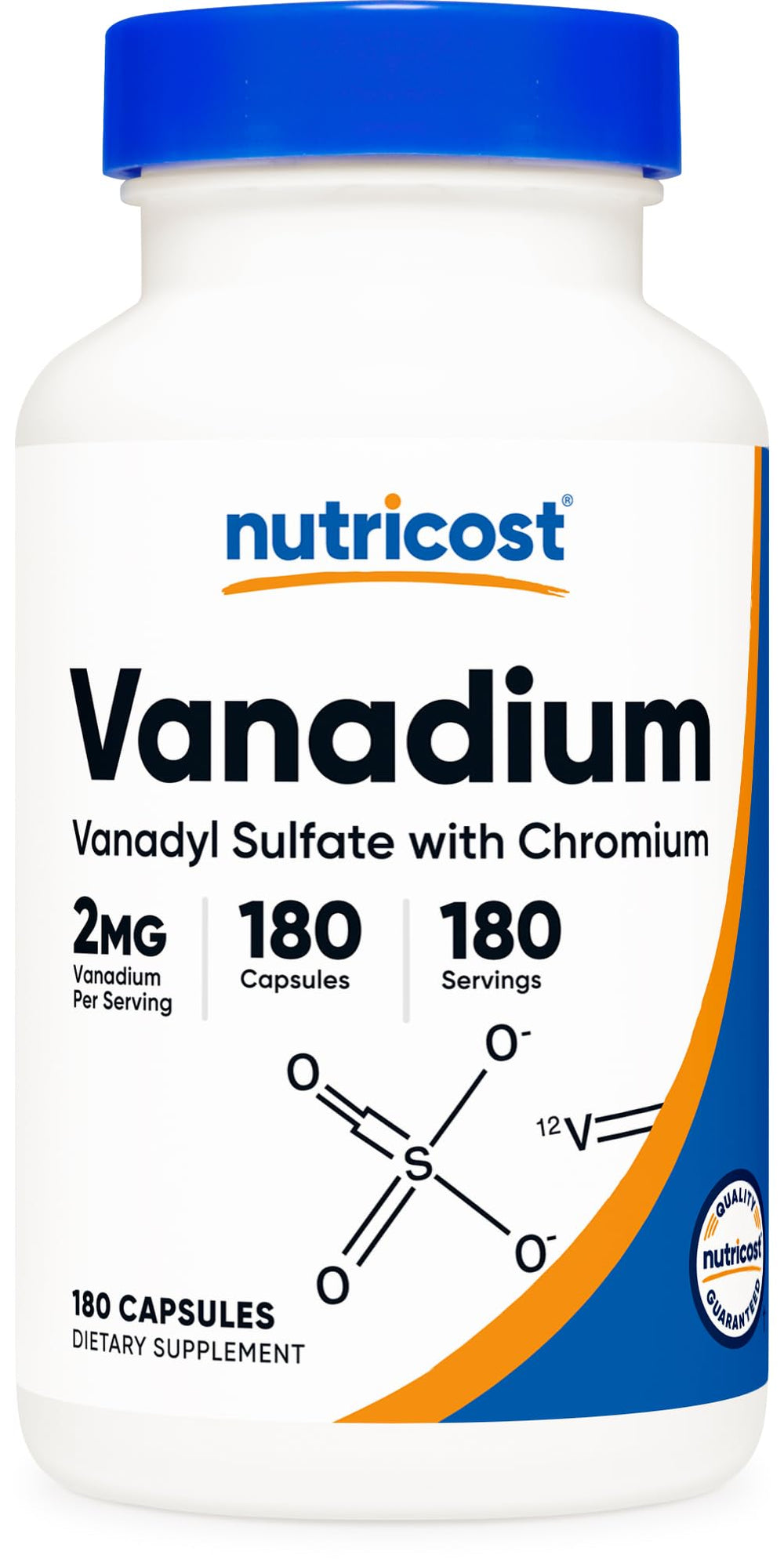 Nutricost Vanadium + Chromium 2mg bottle