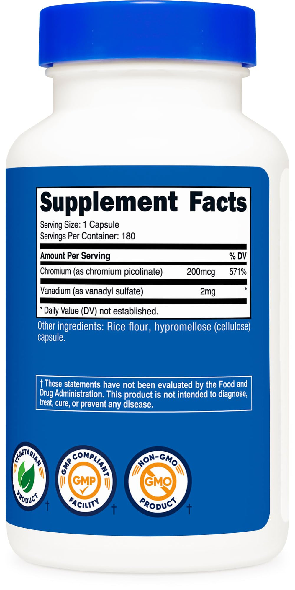 Third-party testing seal displayed on Nutricost packaging