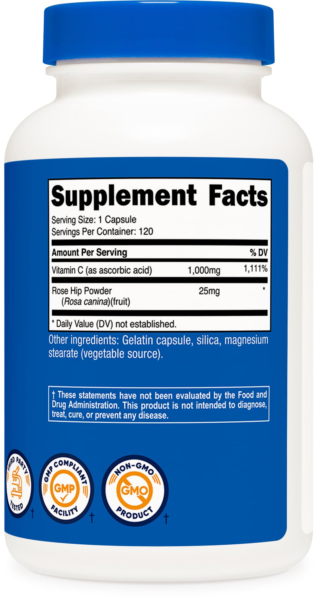 Lifestyle image of Vitamin C with Rose Hips supplement