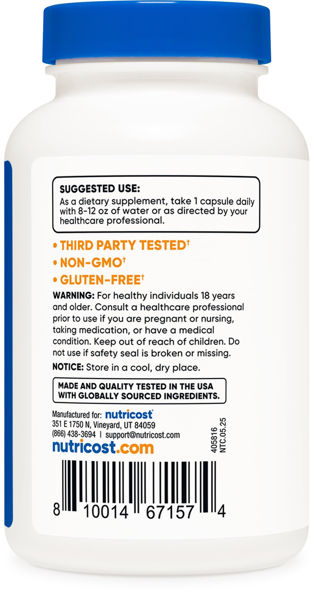 GMP compliant facility and FDA registered
