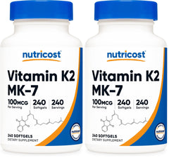 Nutricost Vitamin K2 MK-7 100 mcg bottle front