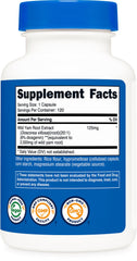 Facility label indicating NSF GMP FDA certification