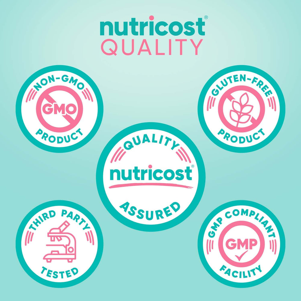 Close-up of Nutricost Women Probiotic bottle (120 capsules)