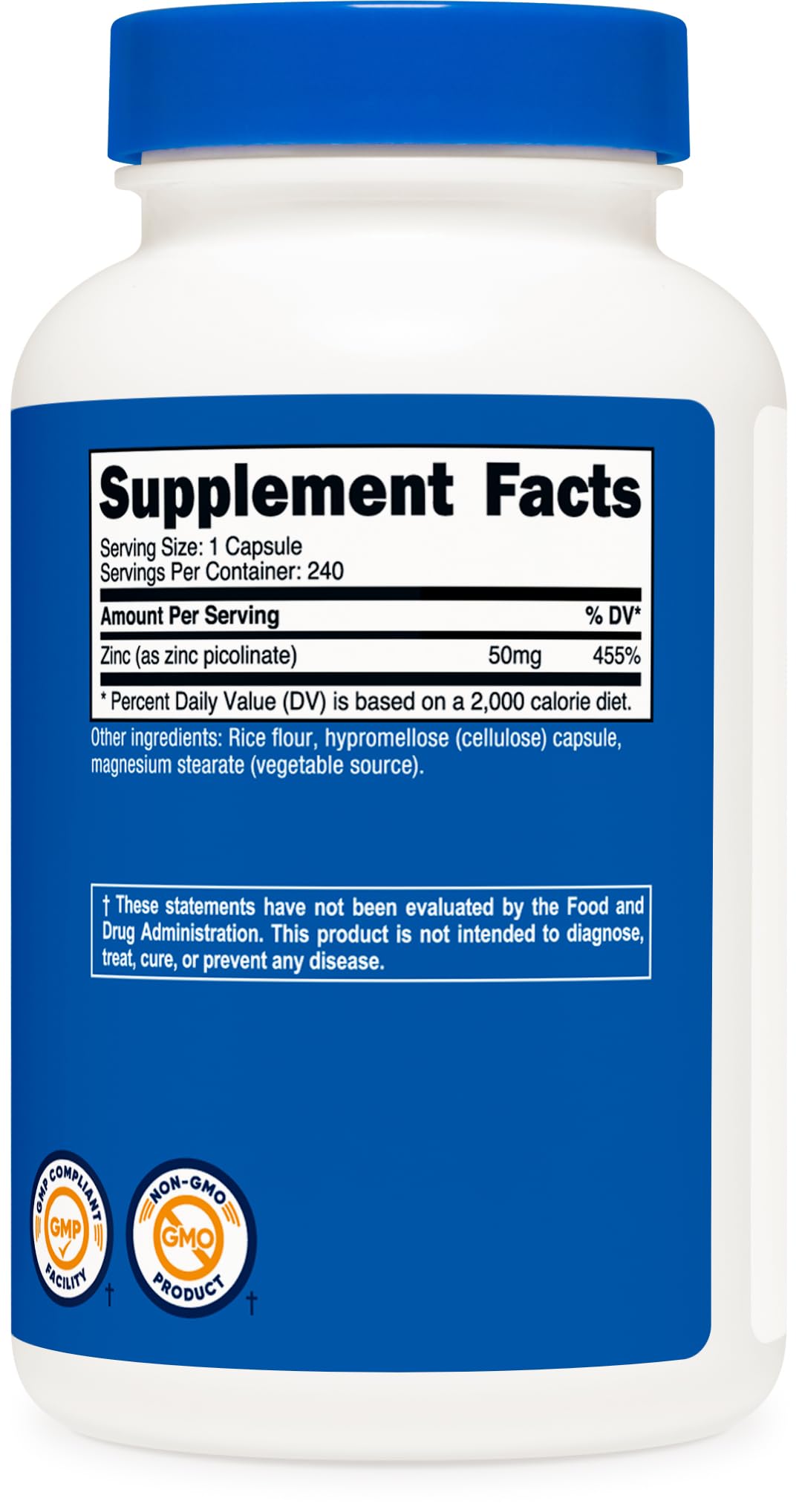 Manufactured in NSF Certified, GMP Compliant, FDA Registered facility