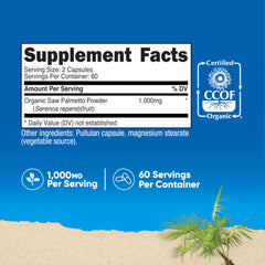 CCOF Organic certification on packaging