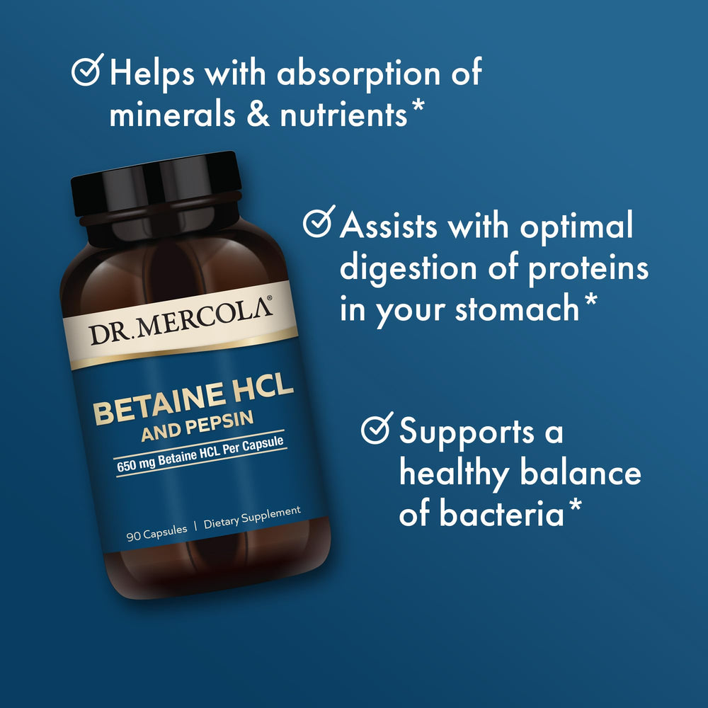 Nutrient absorption support icons for minerals and vitamins