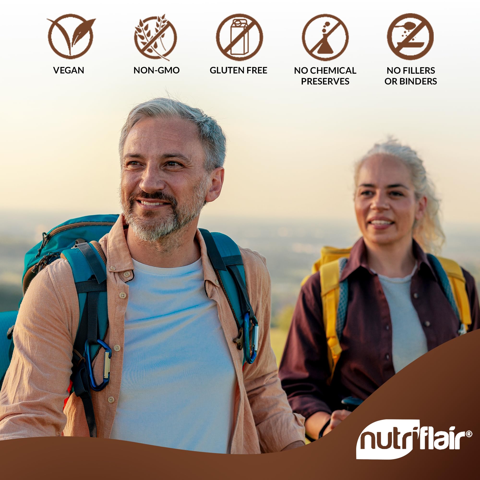 Close-up of NutriFlair cinnamon bottle and packaging