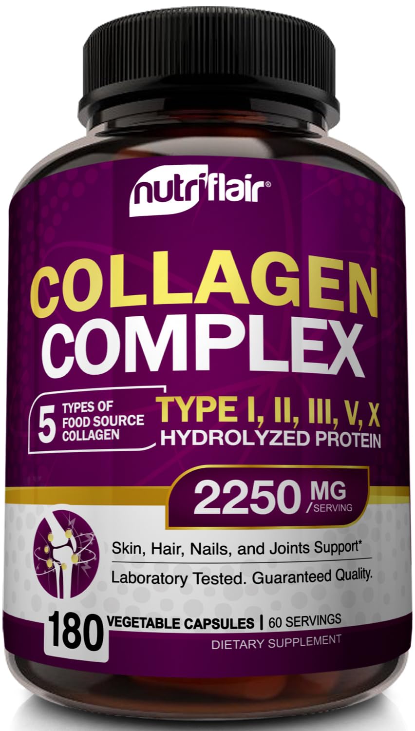 NutriFlair Collagen Peptides bottle front view