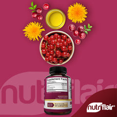 Supplement ingredients label for NutriFlair D-Mannose