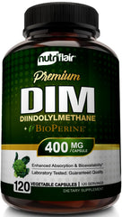 NutriFlair DIM 400mg bottle for hormone support and daily wellness
