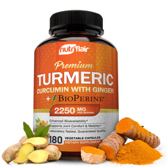 Hero image of NutriFlair Turmeric Curcumin 180 capsules