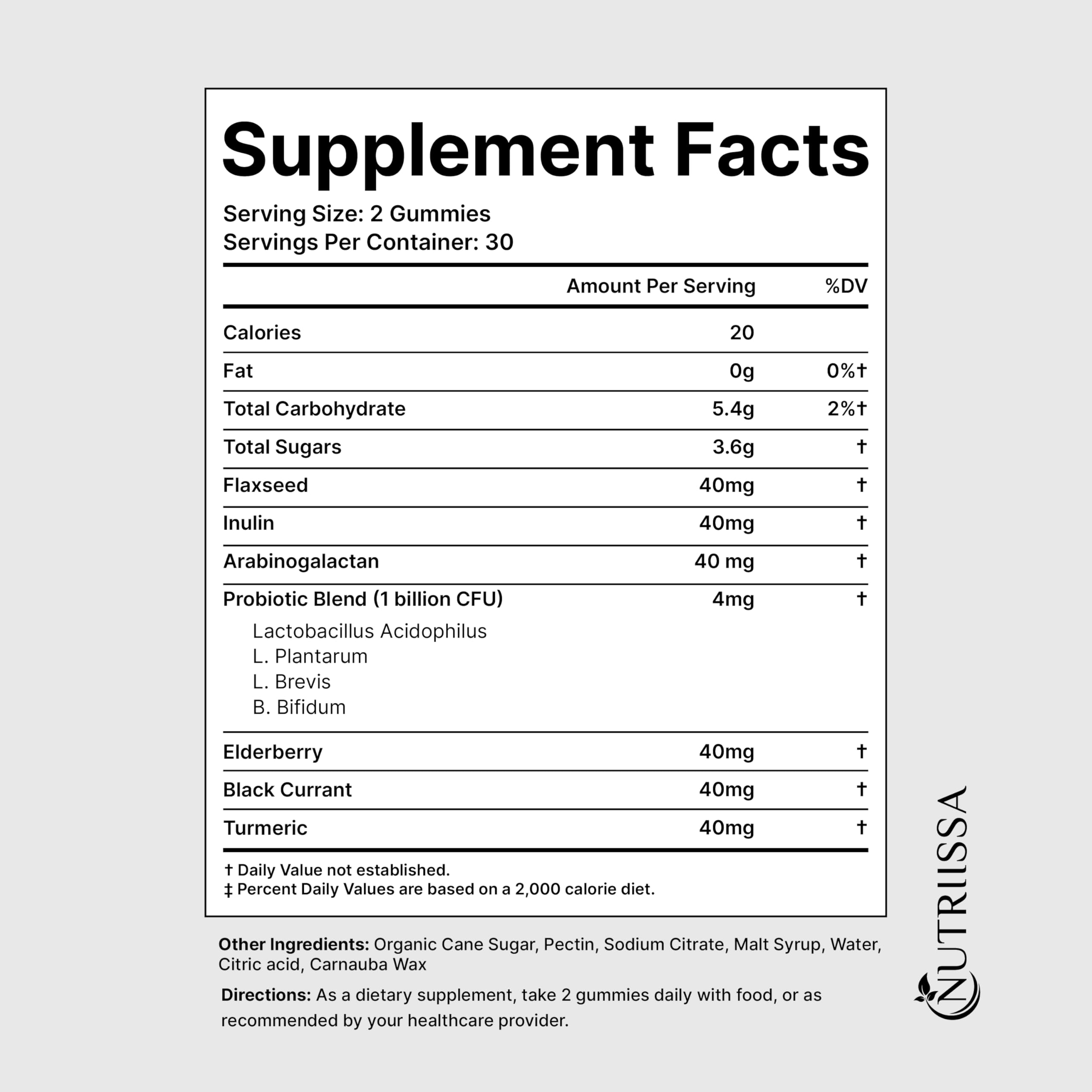 Probiotic blend illustration with Lactobacillus strains