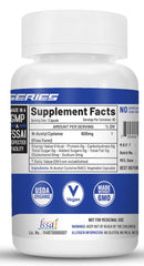 Close-up of NutriJa NAC 600 mg label