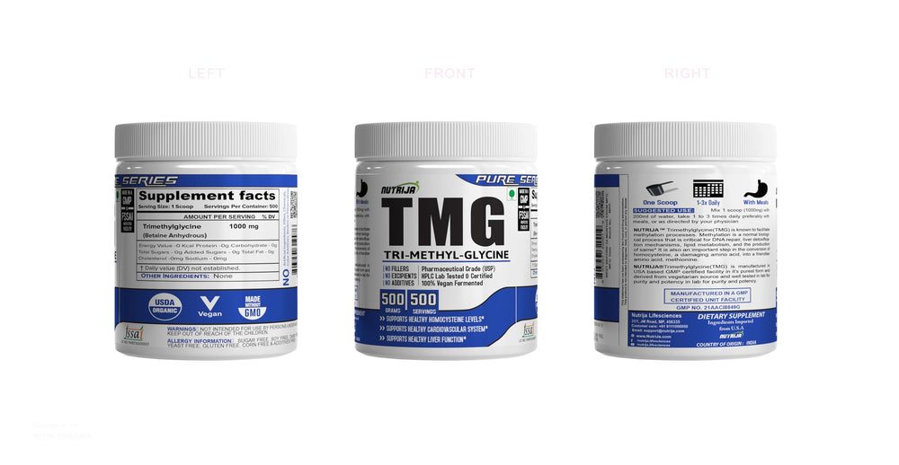 NutriJa TMG visual showing cardiovascular benefits