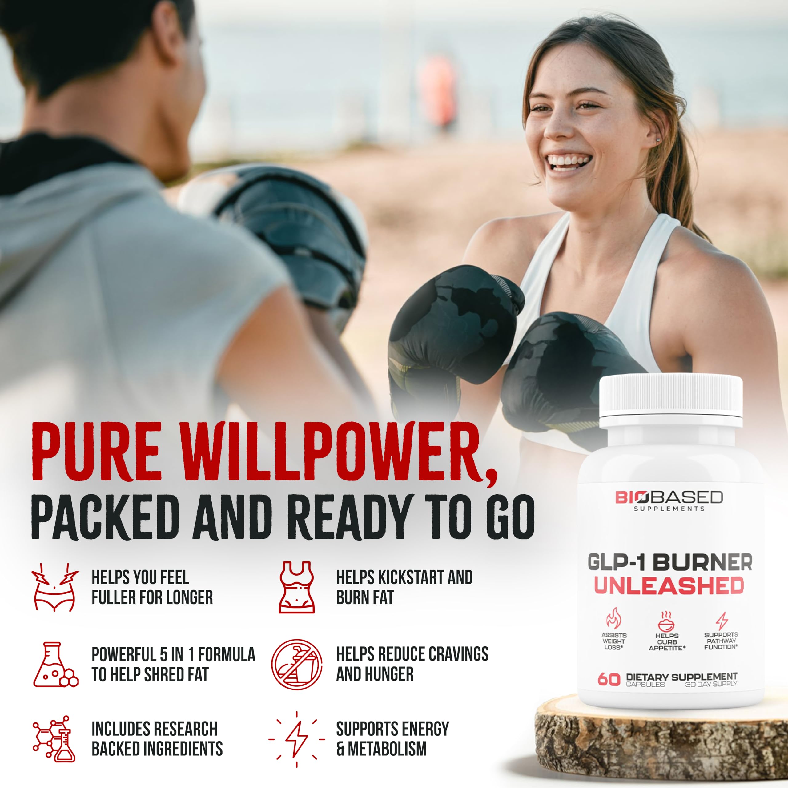 Product box packaging of Nutrimend IQ GLP-1 Burner emphasizing quality