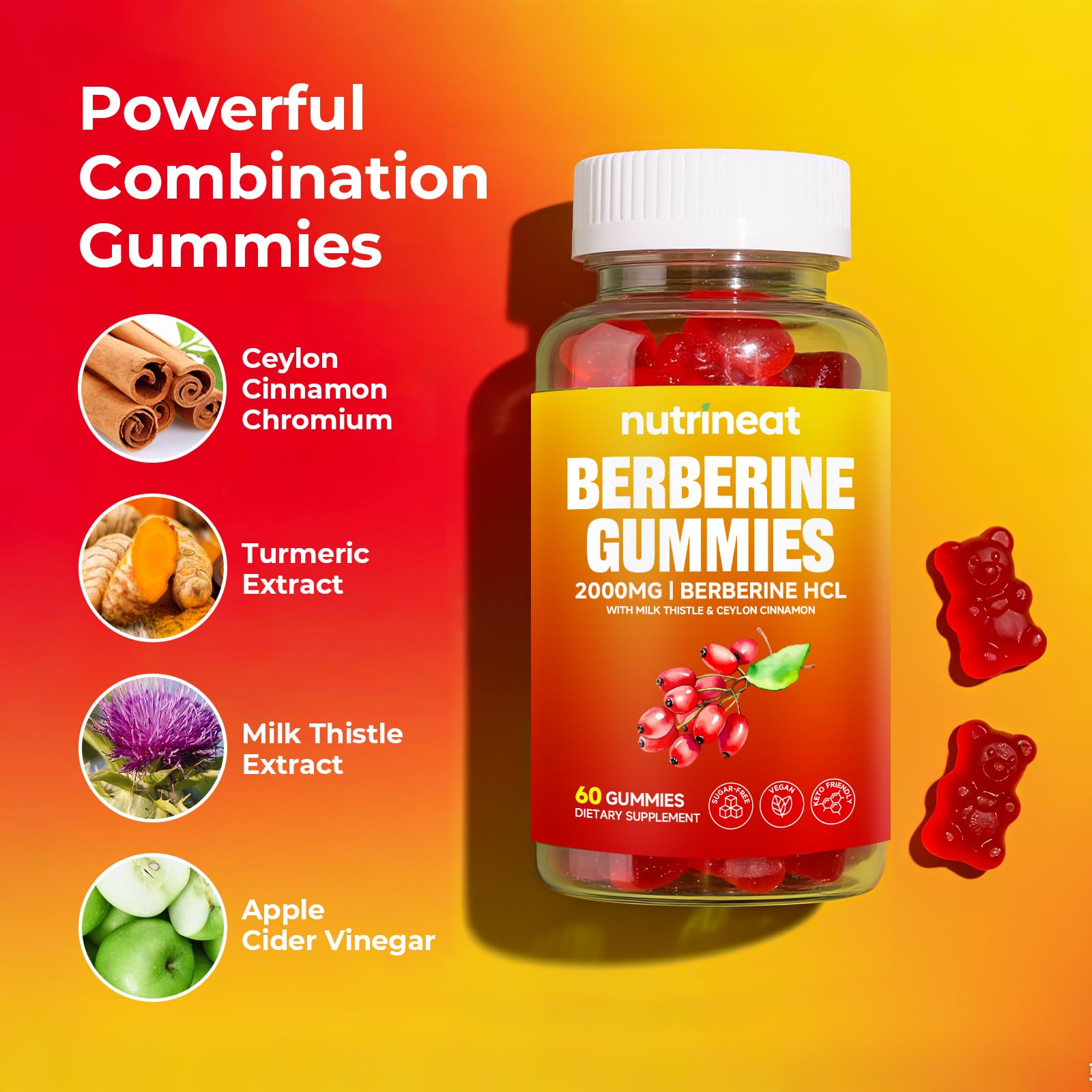 Storage and on-the-go usage images for Berberine Gummies