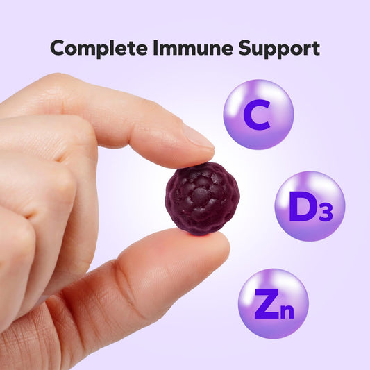 Nutrition and ingredients for NutriNeat Elderberry Gummies