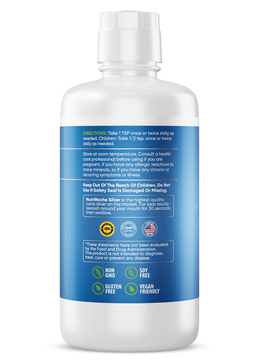 Ingredients: crystalline colloidal silver and distilled water