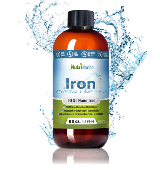 Nutrinoche liquid iron supplement bottle front view