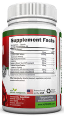 Close-up of Niacin, Hawthorn, Ginger and L-Arginine ingredients