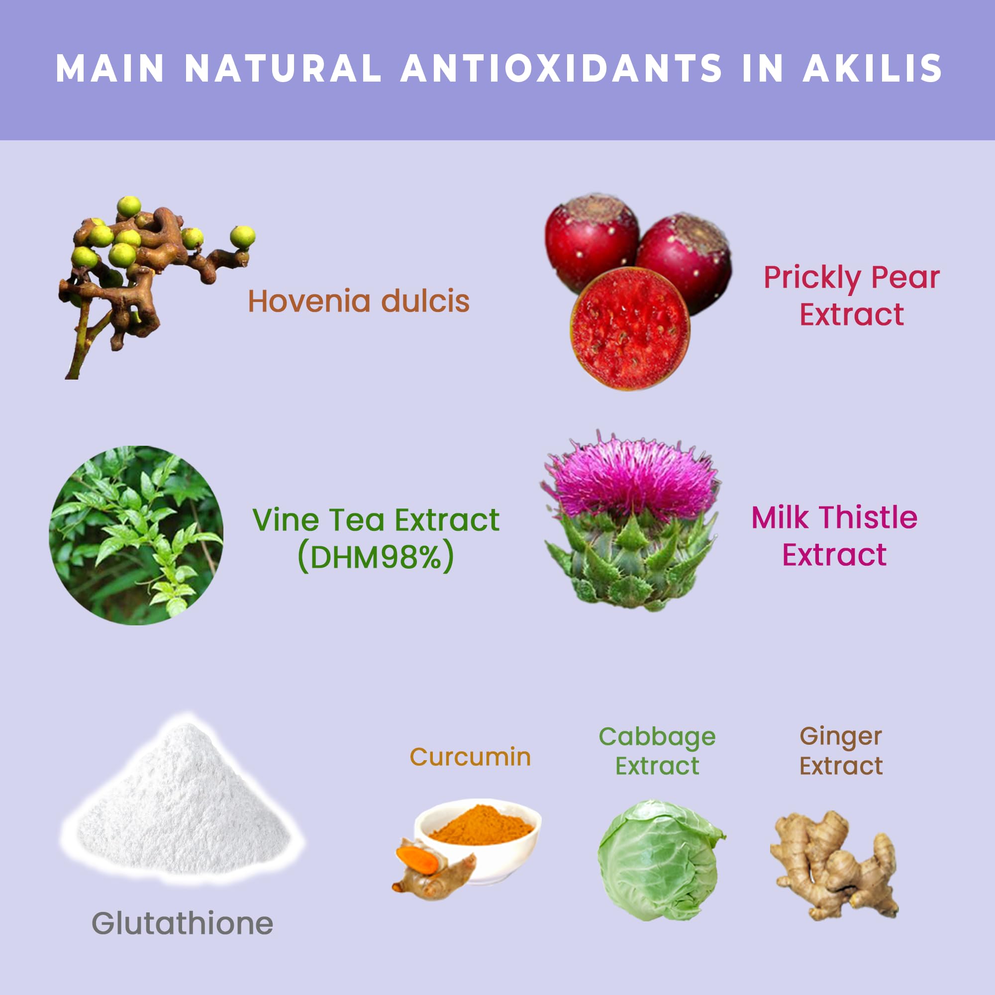 Nutripia Akilis milk thistle ingredient focus suggests support for liver wellness.