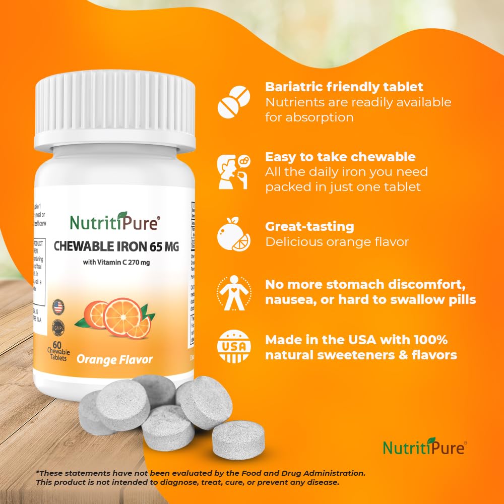 NutritiPure sugar-free orange flavor with monk fruit for a clean taste