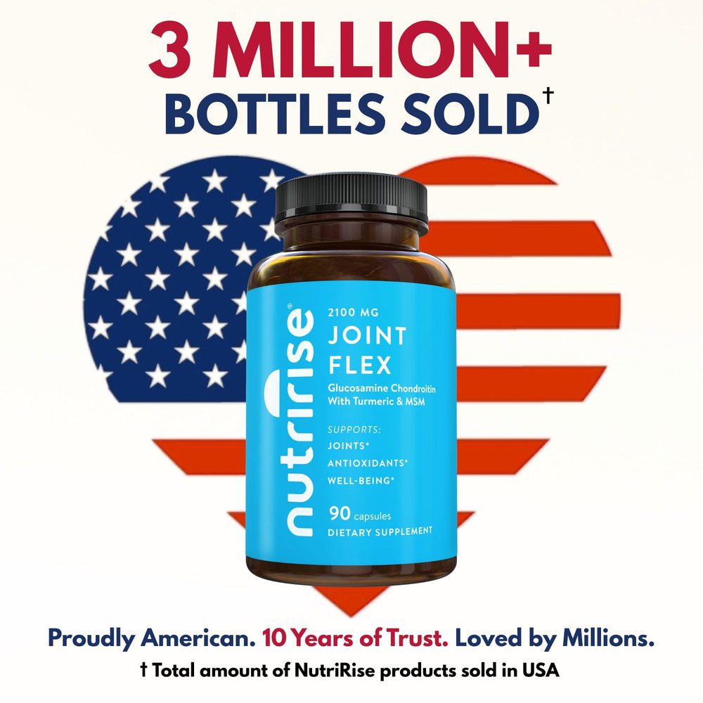Joint Flex nutrition label highlighting 2100mg blend