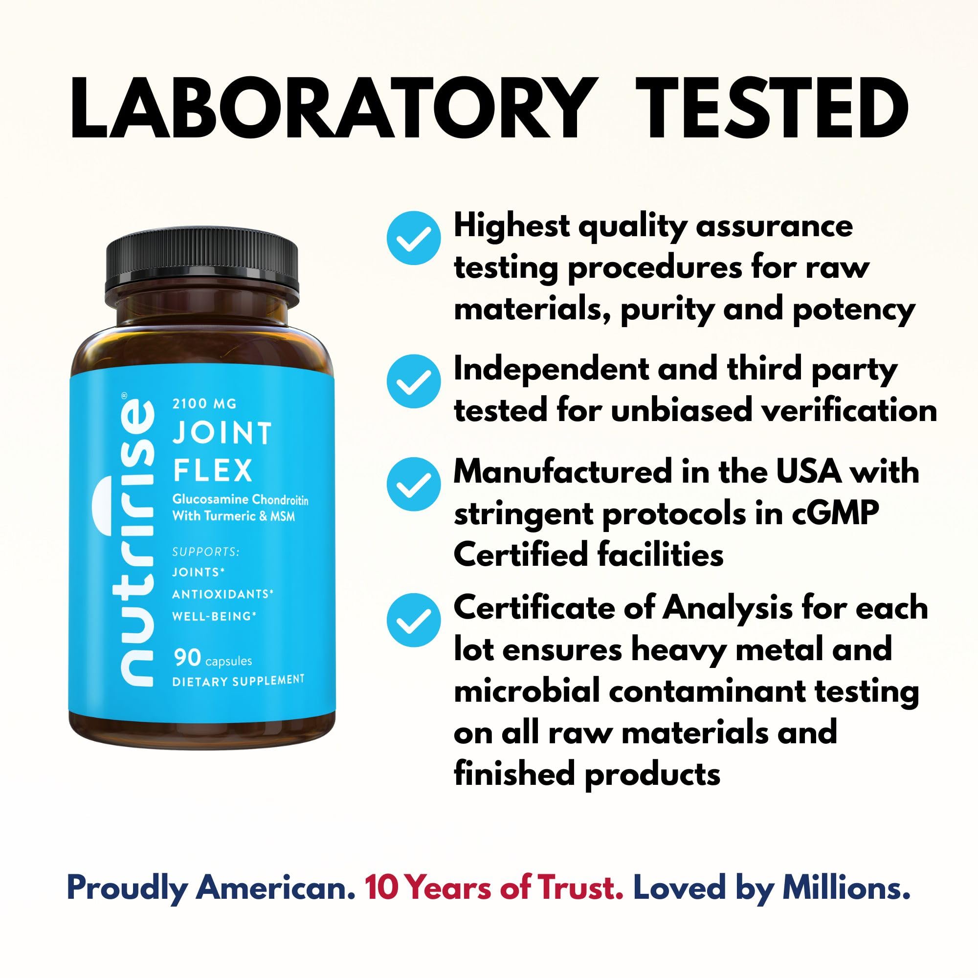Made in the USA in a cGMP facility