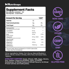 Nutrisnaps Tanning Gummies packshot with bottle