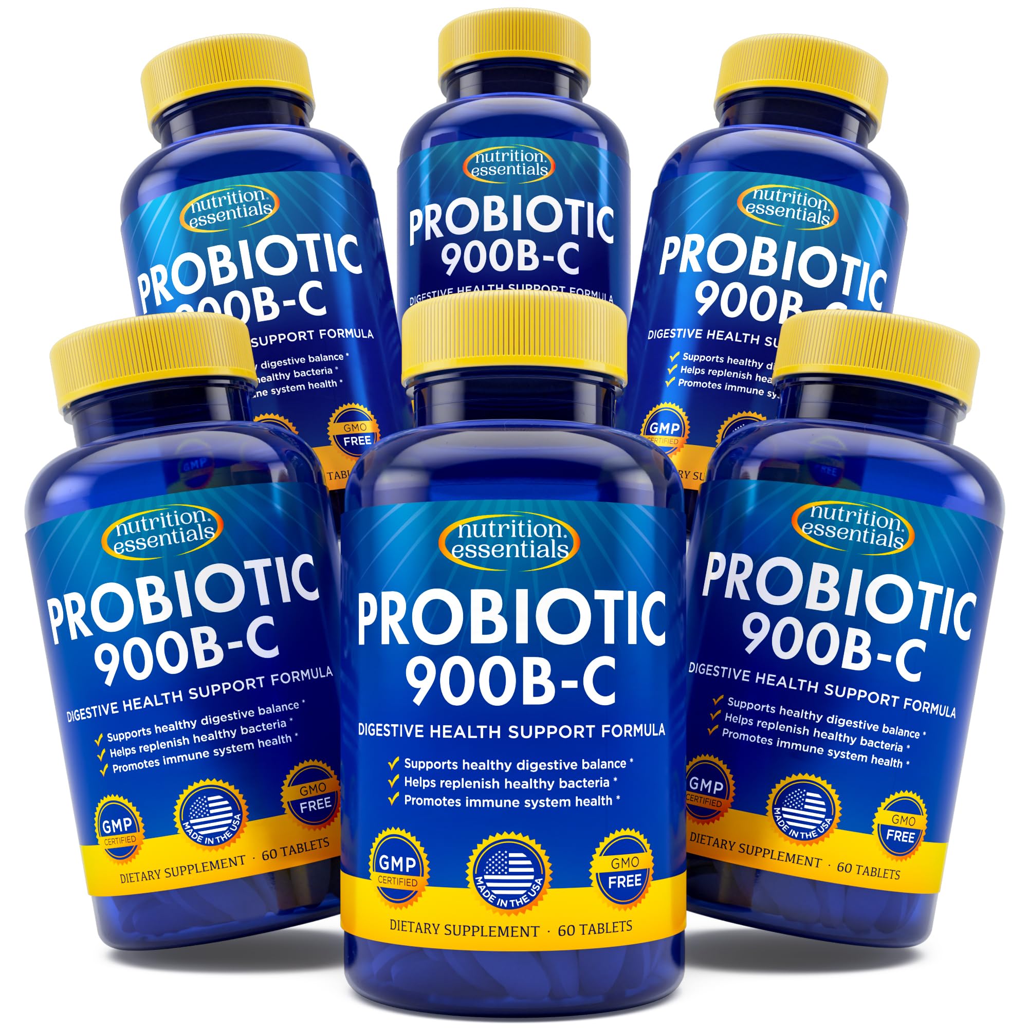 Nutrition Essentials probiotic bottle label