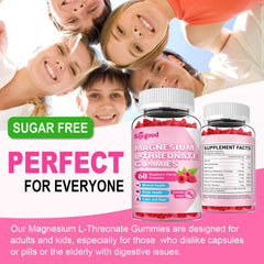 Nutrition facts and ingredients for Magnesium L-Threonate Gummies