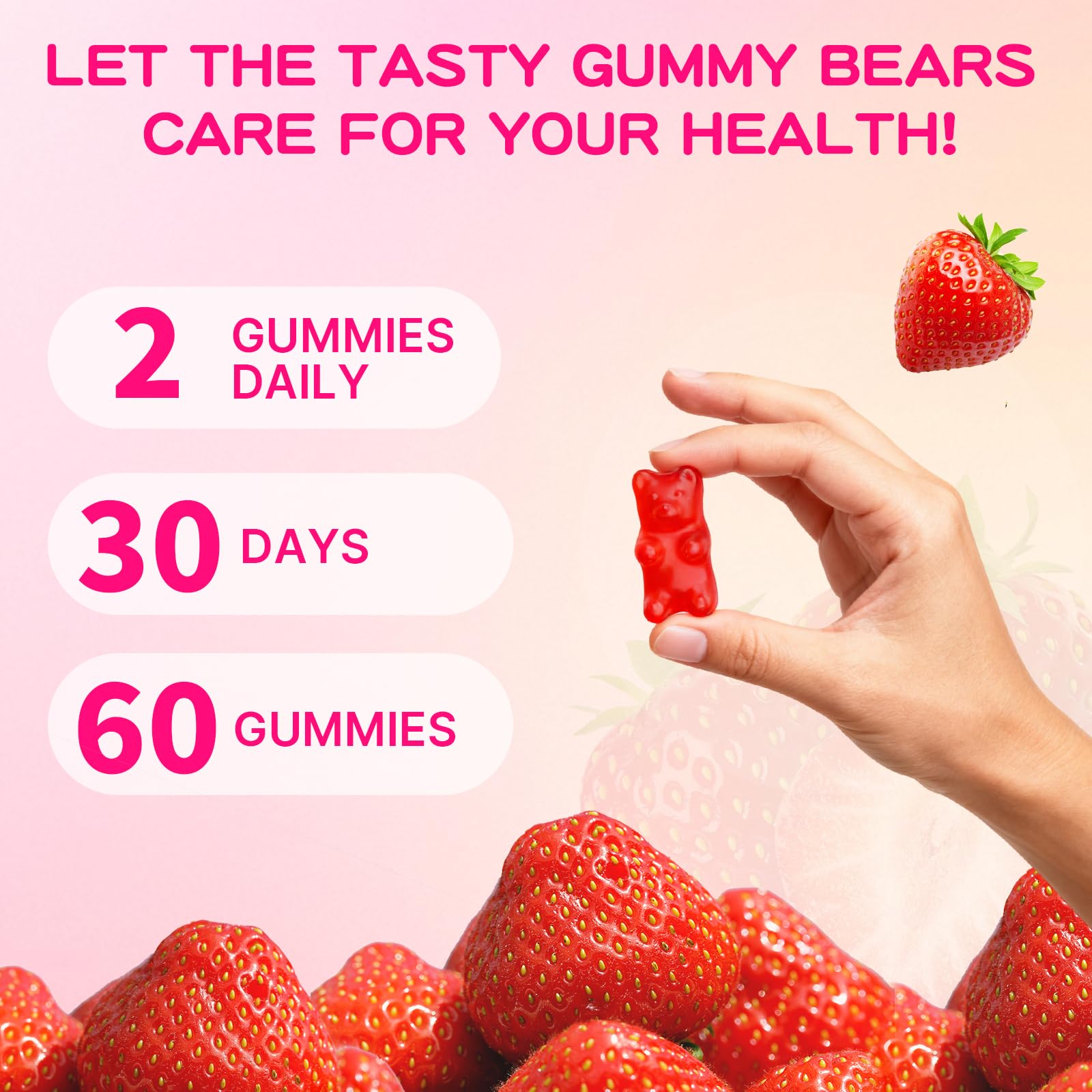 Nutrition facts panel for magnesium L-Threonate gummies