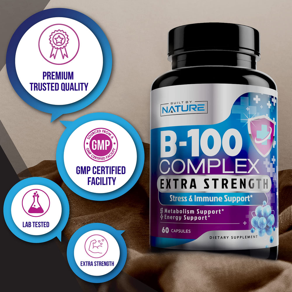 Nutrition facts label for Super B Complex