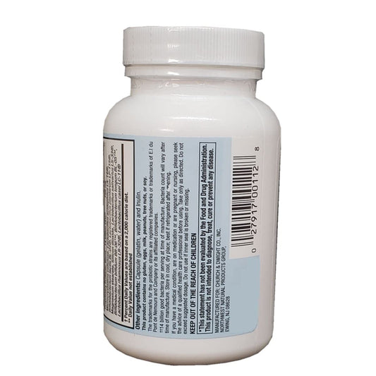 Close-up of Pb 8 Acidophilus capsules