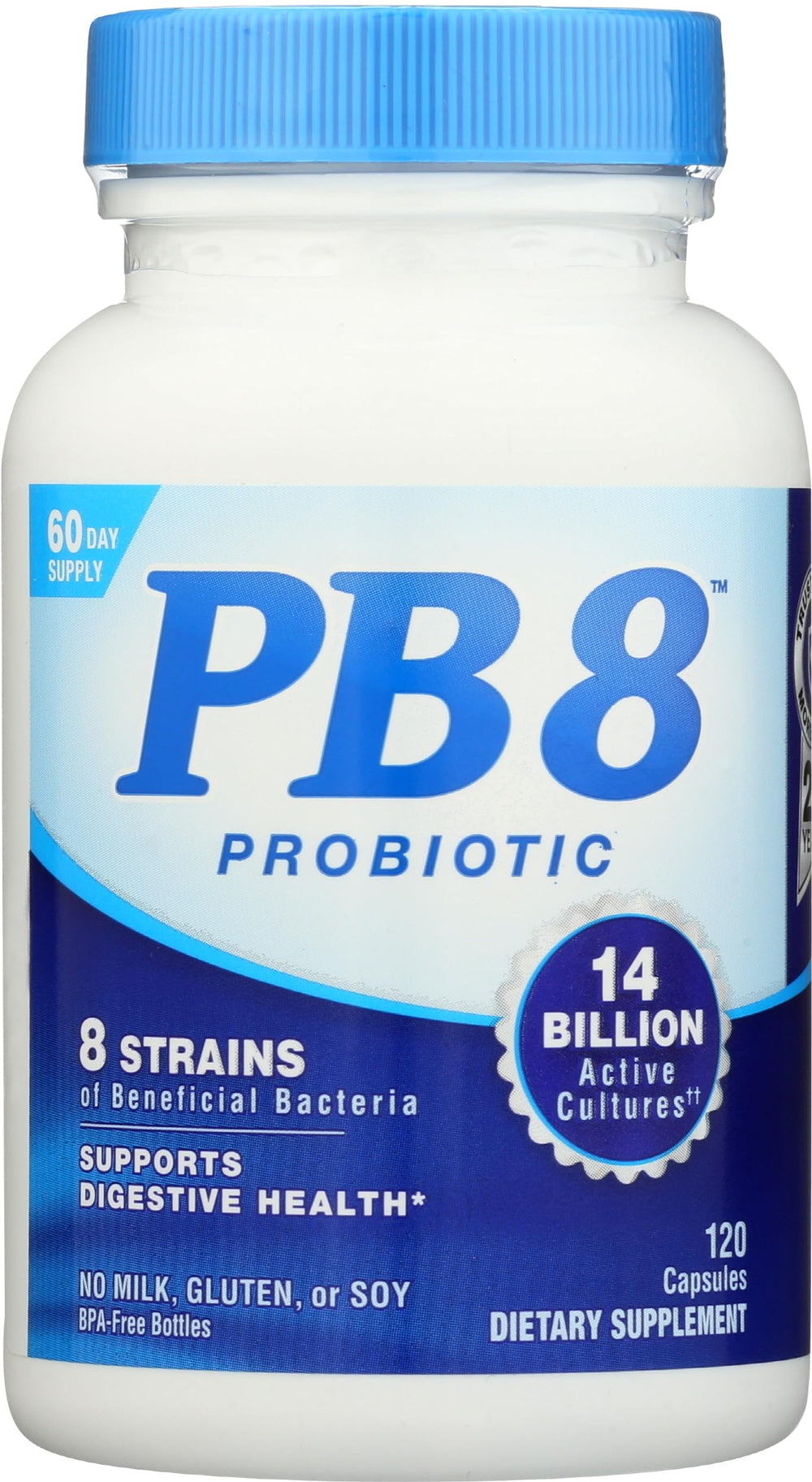 Nutrition Now PB8 Acidophilus Probiotic bottle front view