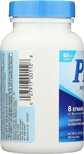 Nutrition Now PB8 Acidophilus Probiotic 120 capsules label